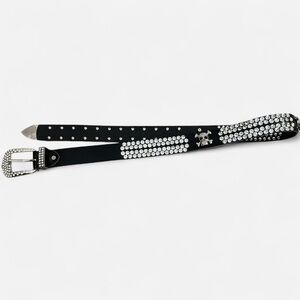 Zumiez Black Belt with Silver Accents